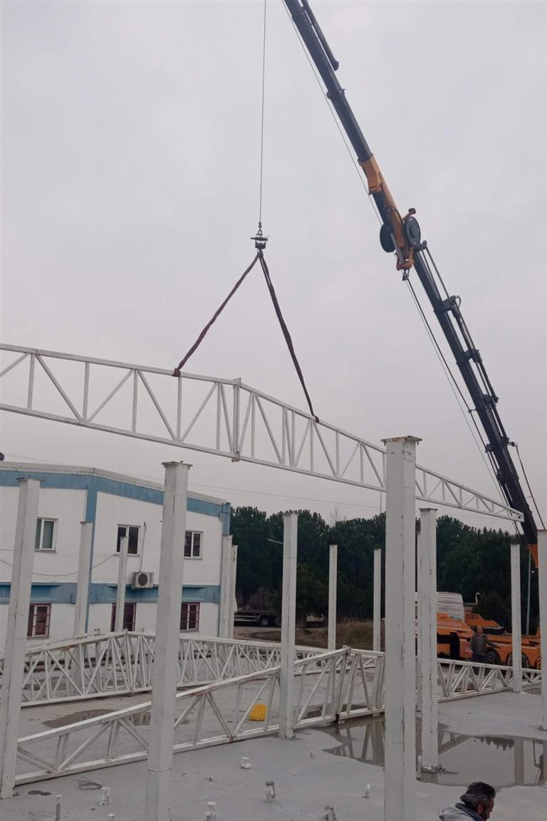 Çelik Konstrüksiyon Montajı.